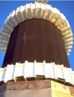 External cylindrical tubular receiver